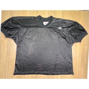Ripon Athletic Adidas Mens XXXL Black Mesh Football Practice Jersey Made in USA